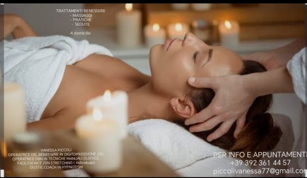 Massaggi benessere - Buoni regalo Tel:3923614457