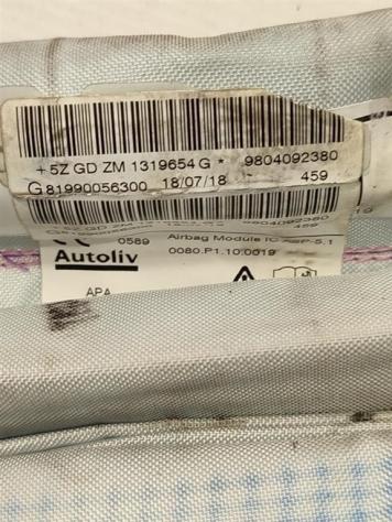 AIRBAG A TENDINA LATO SINISTRO PEUGEOT 208 Serie 9804092380 (1219) - Foto 2