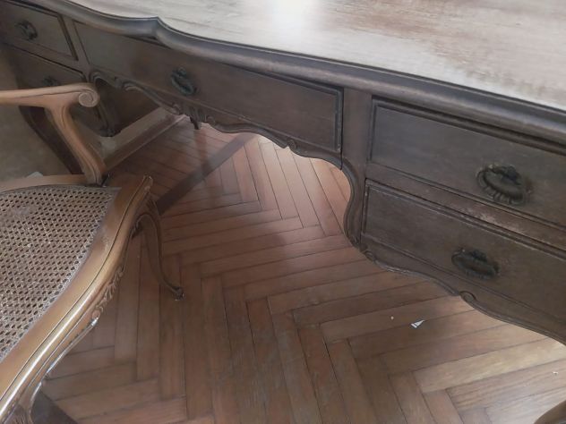scrivania in stile con sedia braccioli - Foto 2