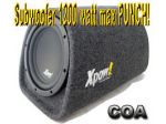 Subwoofer auto bass box 20 cm amplificato da 1200 watt max!