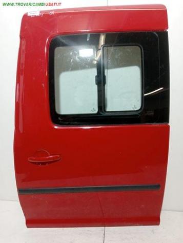 PORTA POST. SX ROSSO 999-U1310804 Carrozzeria  Lamierati esterni  Porte  Porta post. sx. VOLKSWAGEN - CADDY - 2004  2010, VOLKSWAGEN - CADDY - 2010