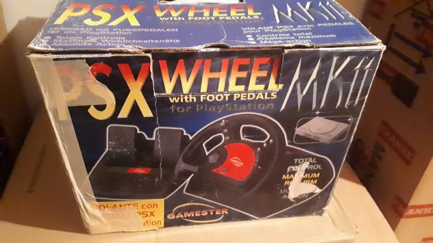 Volante con pedaliera per playstation 1 - Foto 2