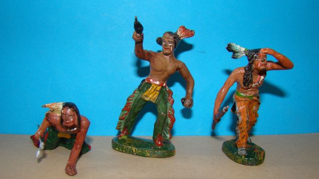 Figurini Indiani in pasta Elastolin - Foto 2