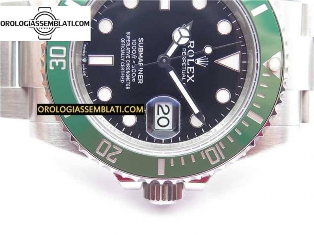 Rolex Replica SUBMARINER 41MM 126610 LV KERMIT 904L ACCIAIO 1:1 MIGLIOR EDIZIONE 3235 - Foto 8