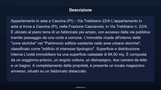 Immobile in asta di 84 m² in vendita a Cascina - Foto 16