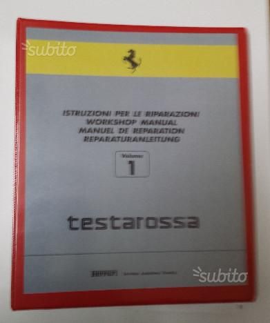 Ferrari 512 tr manuale officina riparazione