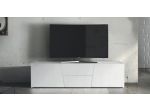 Porta tv in abete bianco spazzolato Cod 254M