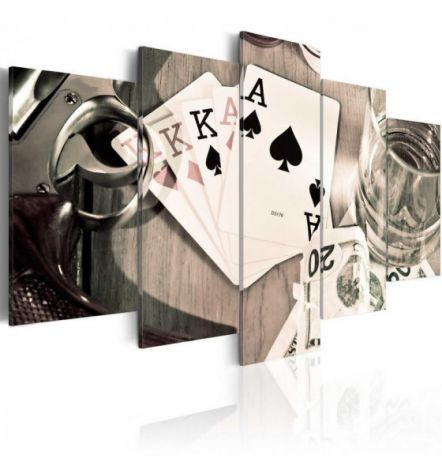 Quadro Col Poker Cm. 100x60 E 200x100 - ARREDALACASA
