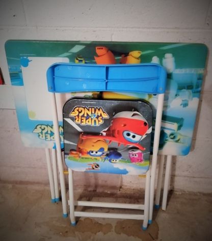 Tavolino e sedia bambino-"Super Wings"- Giochi Preziosi - Foto 4