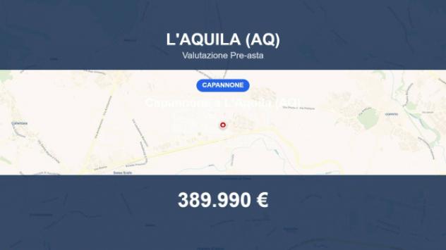 Immobile in asta di 1500 m² in vendita a L'Aquila