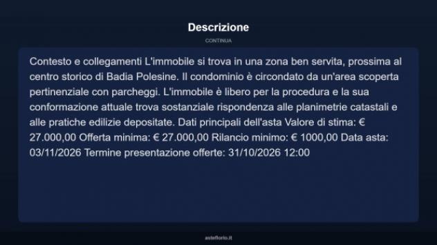 Immobile in asta di 77 m² in vendita a Badia Polesine - Foto 12