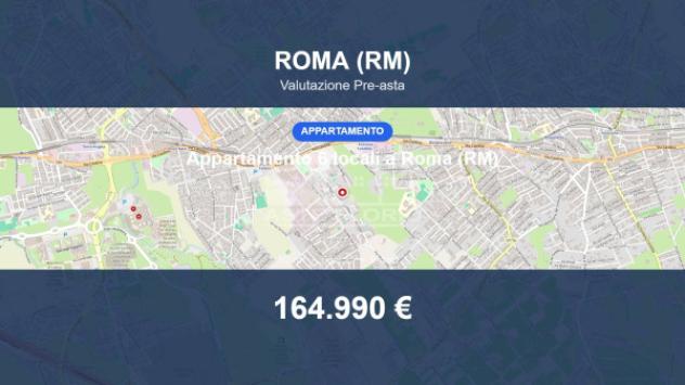 Immobile in asta di 92 m², box auto in vendita a Roma