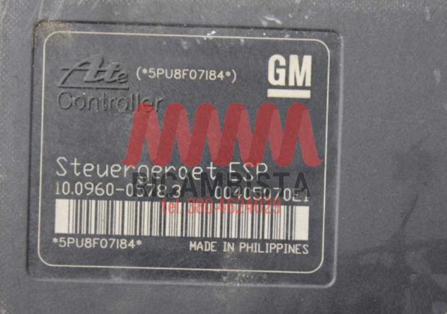 10096005783 Opel Astra centralina gruppo pompa ABS