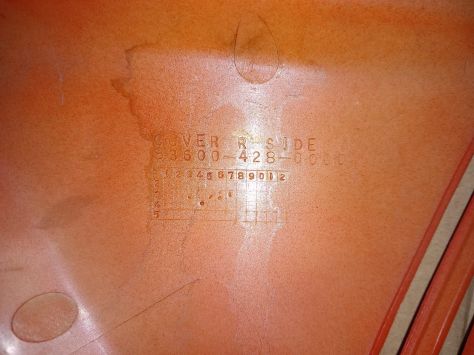 17220/83600-428-000ZA - COPERCHI LATERALI USATI ORIGINALI per HONDA XL 250 S - Foto 4