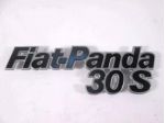12928 FREGIO LOGO STEMMA SCRITTA "FIAT PANDA 30 S" COFANO PORTELLO POSTERIO &hellip;