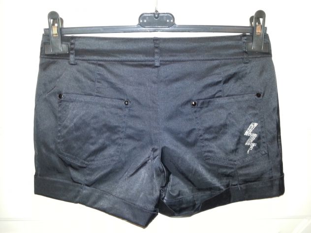 PANTALONCINI/SHORTS NUOVI,ELEGANTI,NERI,ORIGINALI FIRMATI"MOTIVI",DA DONNA/RAGAZ - Foto 4