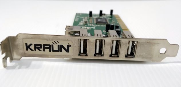 Scheda espanzione PCI Hub 4+1 porte USB - Foto 3