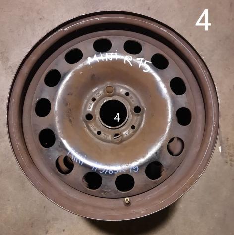 4 CERCHI IN FERRO MINI Cooper 1° Serie R15 (0006)