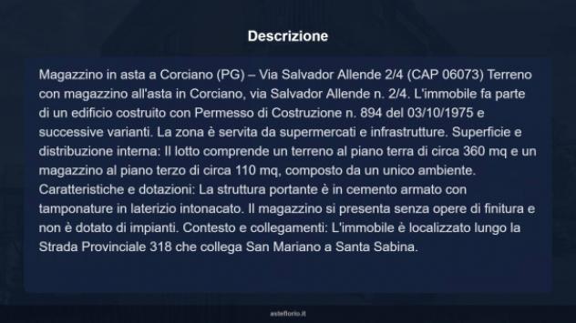 Immobile in asta di 470 m² in vendita a Corciano - Foto 7