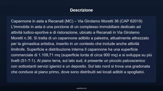 Immobile in asta di 1109 m² in vendita a Recanati - Foto 3