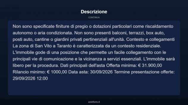 Immobile in asta di 66 m² in vendita a Taranto - Foto 7