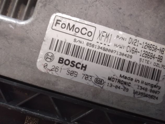 CENTRALINA MOTORE B-MAX 1.0 0261S09703 DV21-12A650-NB (ECU)FORD B-MAX (JK) 1.0 - Foto 5