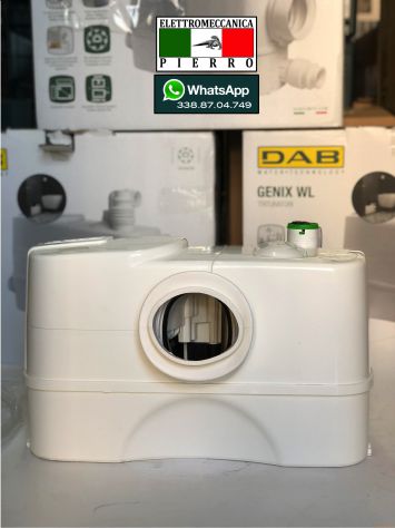 DAB GENIX 130 - TRITURATORE BAGNO WC + LAVANDINO POMPA SANITRIT SANITOP