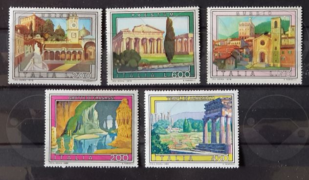 ITALIA francobolli serie: TURISMO 1974-1991 - Foto 3