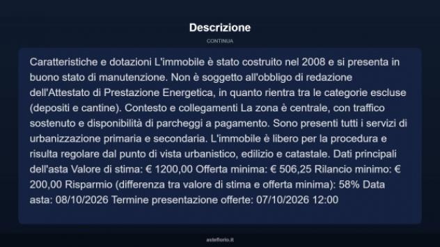 Immobile in asta di 3 m² in vendita a Macerata - Foto 9