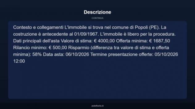 Immobile in asta di 10 m² in vendita a Popoli - Foto 10