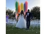 Smoke Bomb rendi spettacolare il matrimonio Fuochi diurni