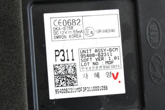 39160-2A740 KIT ACCENSIONE AVVIAMENTO KIA SOUL 1.6 D 100KW 6M 5P (2017) RICAMBIO USATO CON CENTRALINA MOTORE, QUADRO STRUMENTI, BLOCCHETTI ACCENSIONE - Foto 9