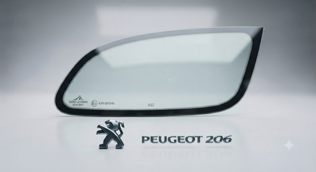 VETRO FISSO PEUGEOT 206 ANNO 2002 CC386573R33