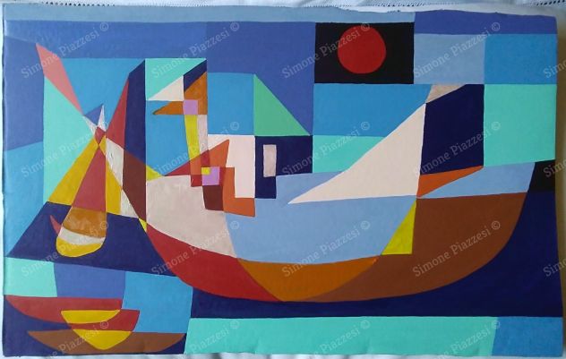 Quadro di Simone Piazzesi - GUARDA KLEE MARE! (2021)