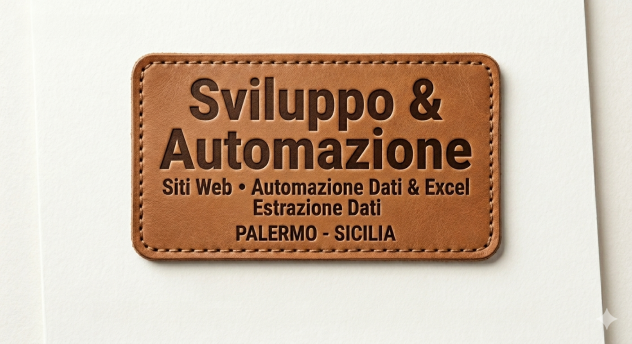 Creazione Siti Web e Script di Automazione Dati / Excel