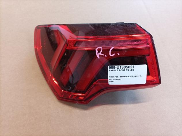 FANALE POST SX LED 999-U1305621 Parti elettriche Fanaleria Fanali Fanale post. sx. AUDI - Q3 - SPORTBACK F3N 2019 -