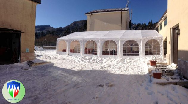 GAZEBO5 X 12 X 2,2/3,1 MT. LA DUE20 LINA PROFESSIONALE