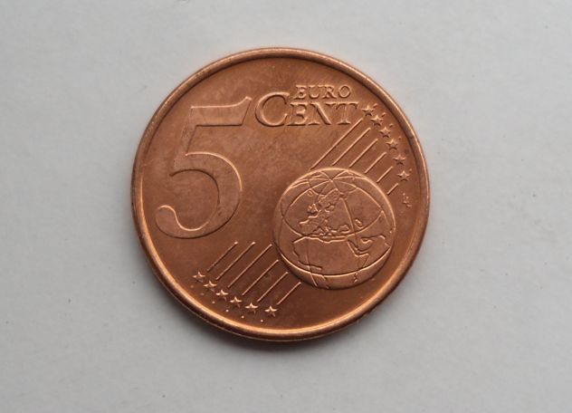 MONETA DA 5 CENETESIMI DEL 2002 IRLANDA - MAI CIRCOLATO -