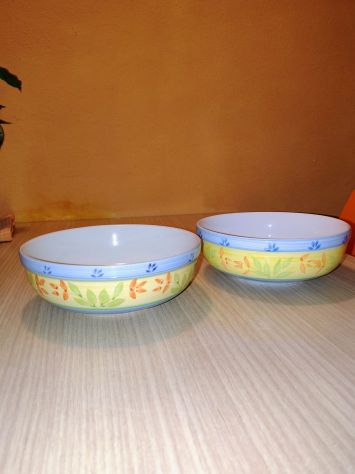 N. 2 Ciotole in ceramica "Vintage" dipinte a mano - Foto 3
