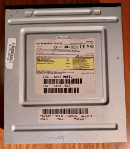 DVD Writer Model TS-H653 Toshiba Samsung interno per computer. - Foto 2