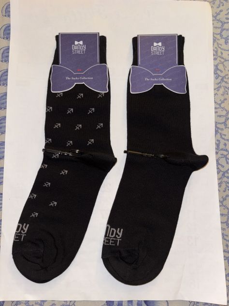2 PAIA CALZE NUOVE DA UOMO IN COTONE ORIGINALE MARCA DANDY STREET,MADE IN ITALY, - Foto 4