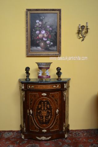 Servante-credenza intarsiata stile Napoleone III - Foto 2