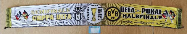 Sciarpa (scarf) Juventus - Borussia Dortmund semifinale Coppa UEFA 1995 - Foto 2