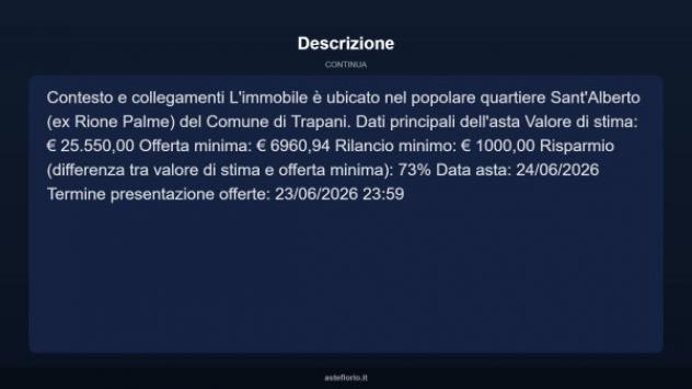 Immobile in asta di 73 m² in vendita a Trapani - Foto 10