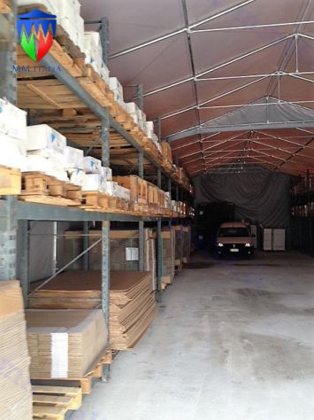 Tunnel Per Rimessaggio, Magazzino , Deposito 8 x 12 x 5,25 Mt. Telo Pvc 720 - Foto 8