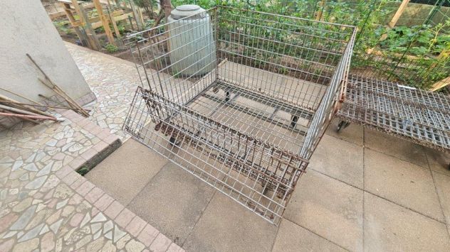 Carrello Gabbia Prof Pieghevole 115x80 industriale - Foto 6