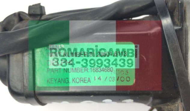 MAN TGA motorino alzacristalli anteriore sinistro 16834680 - Foto 2