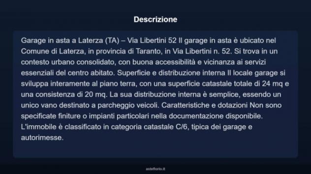 Immobile in asta di 24 m² in vendita a Laterza - Foto 3