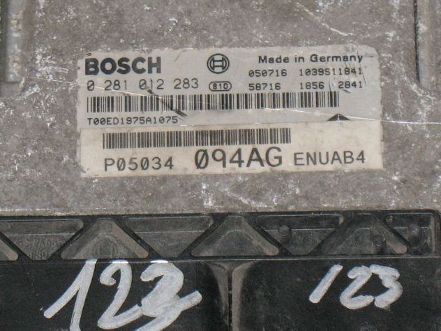 0281012283 ECU CHRYSLER PT CRUISER 2.2 EDC16C2-9.92 0281012283 P05034094AG - Foto 2