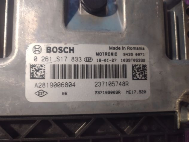CENTRALINA ECU MOTORE RENAULT TWINGO SMART 453 - 0261S17833 CENTRALINA MOTORE R - Foto 4